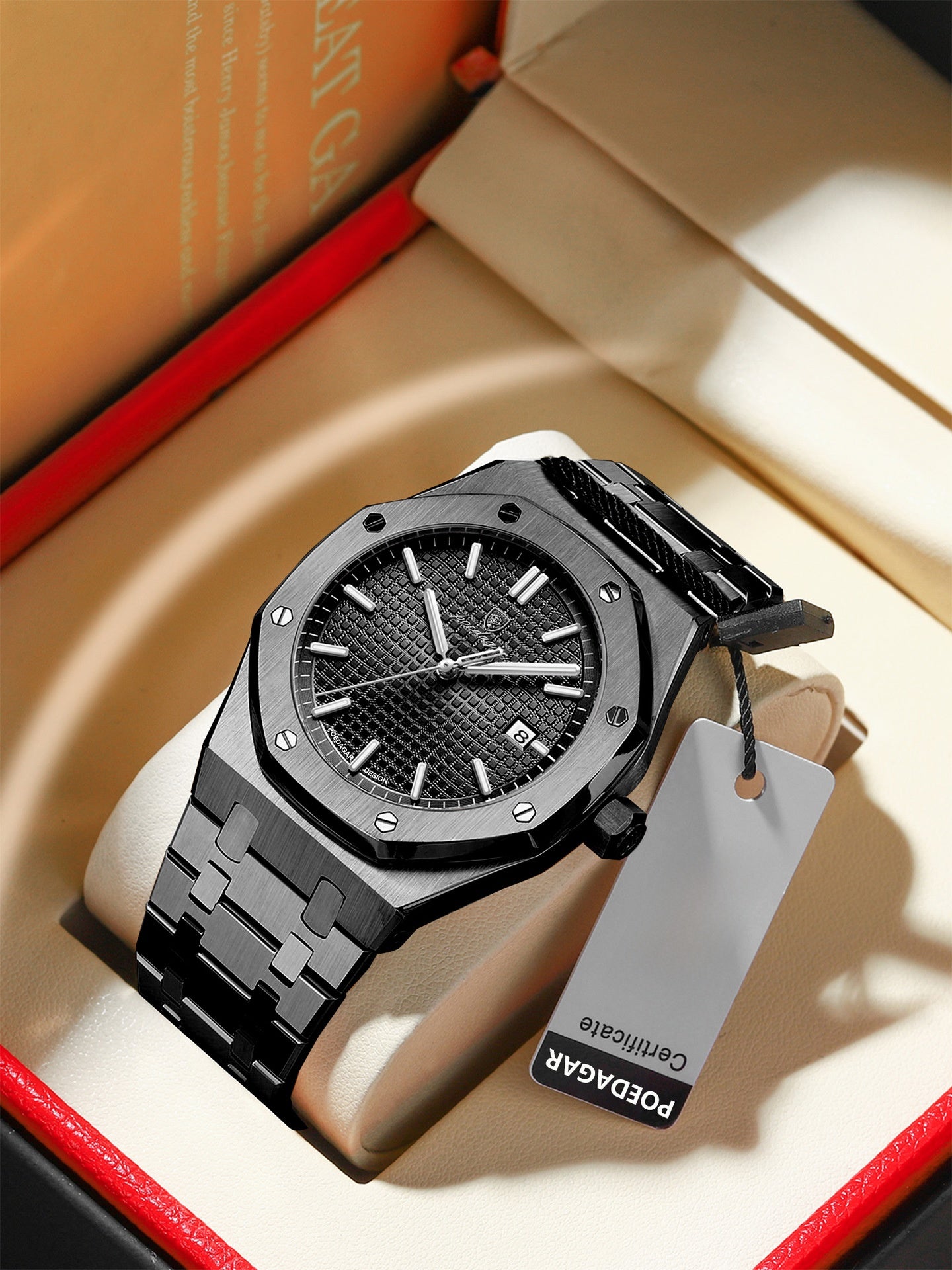 Quartz Watch with Stainless Steel Strap