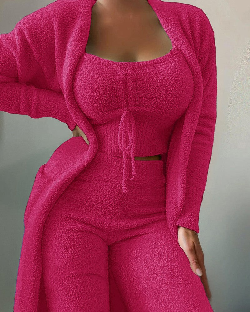 Women's Casual Long Sleeve Tracksuit Set