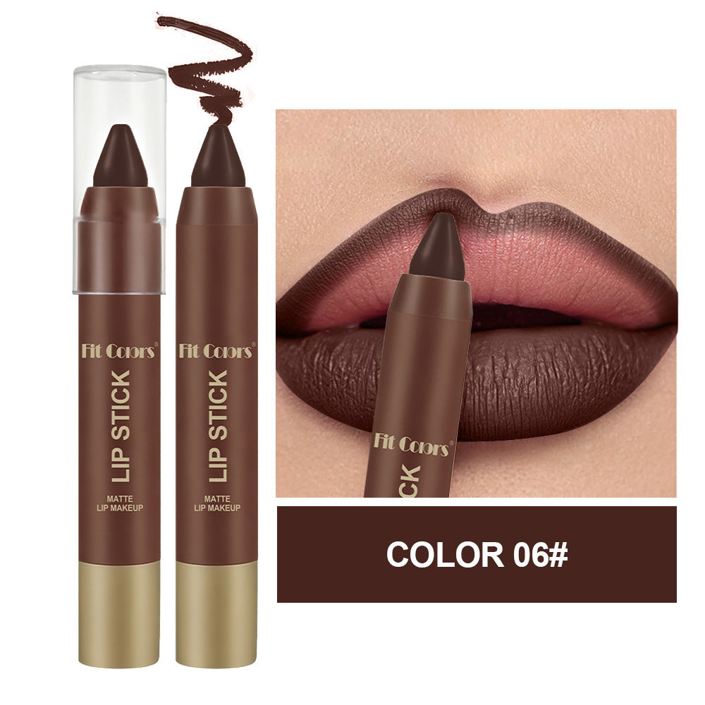 Matte Chocolate Lipstick 6 Colors
