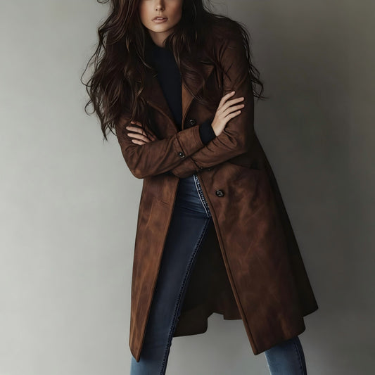 Womens Suede Coat