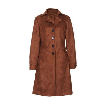 Womens Suede Coat