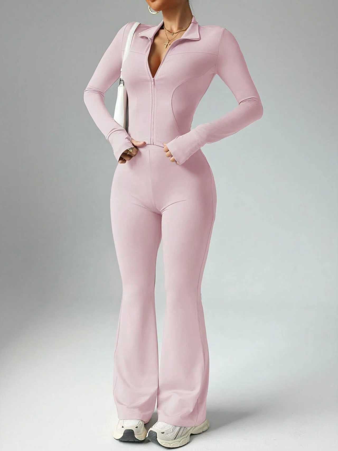 Long-Sleeved Fitness Suit