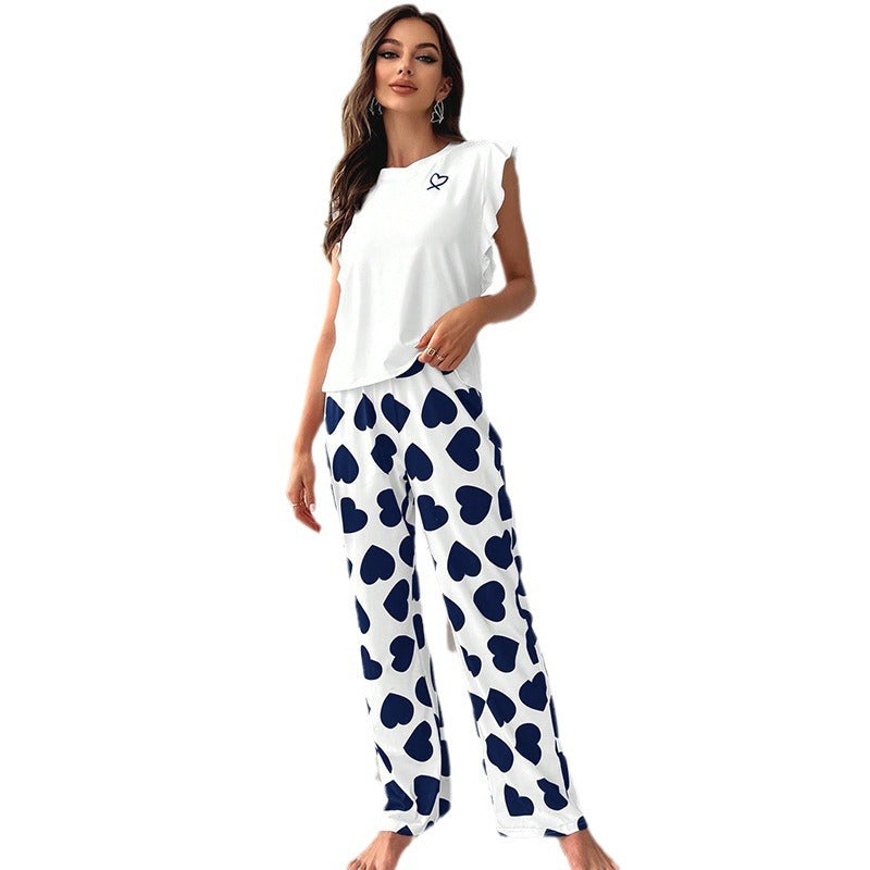 Pajama set with trousers