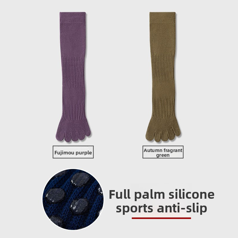 Long Five-Finger Yoga Socks