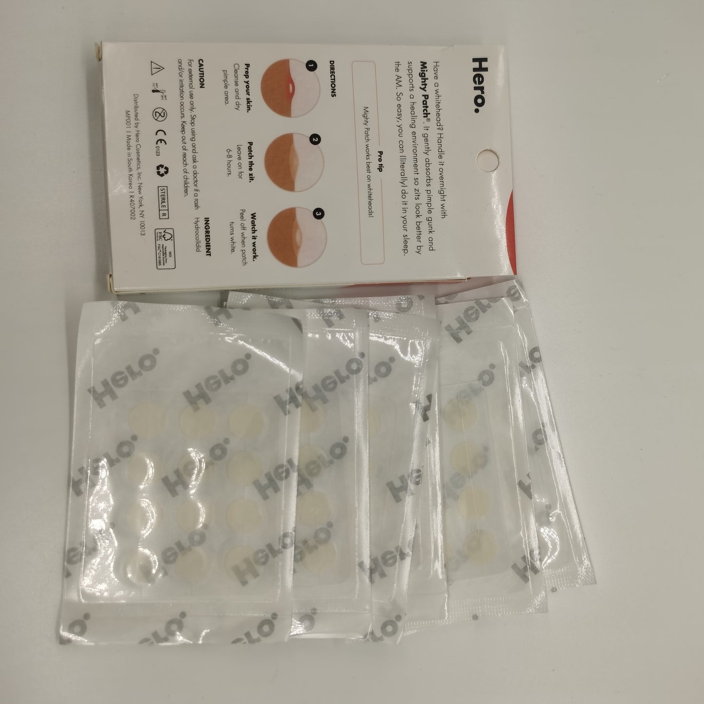 Hydrocolloid acne patch