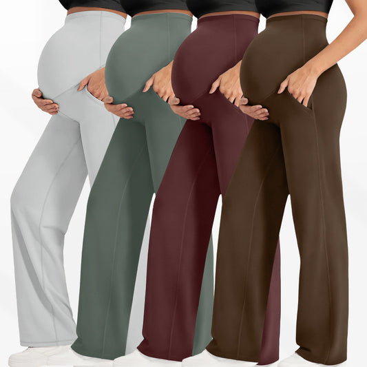 Pregnant women's casual wide-leg pants