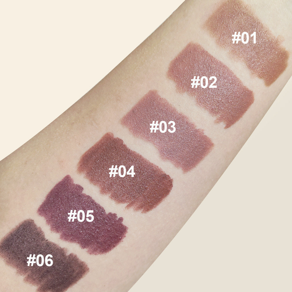 Matte Chocolate Lipstick 6 Colors