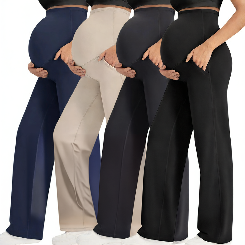 Pregnant women's casual wide-leg pants