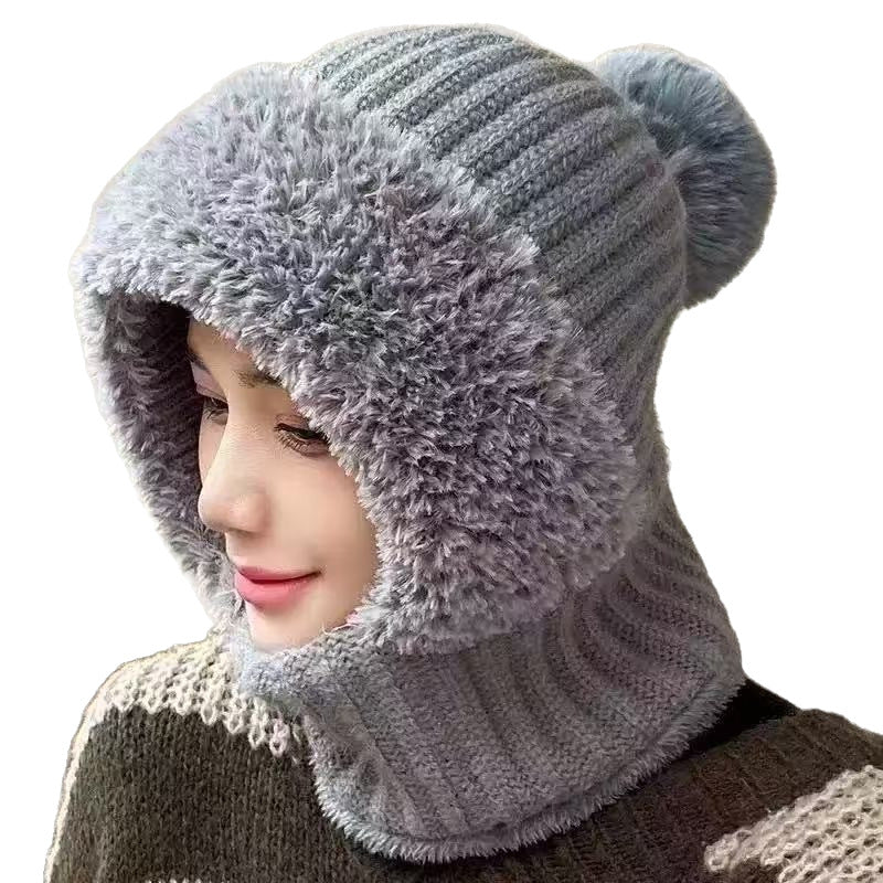Winter Fleece Lined Knit Hat