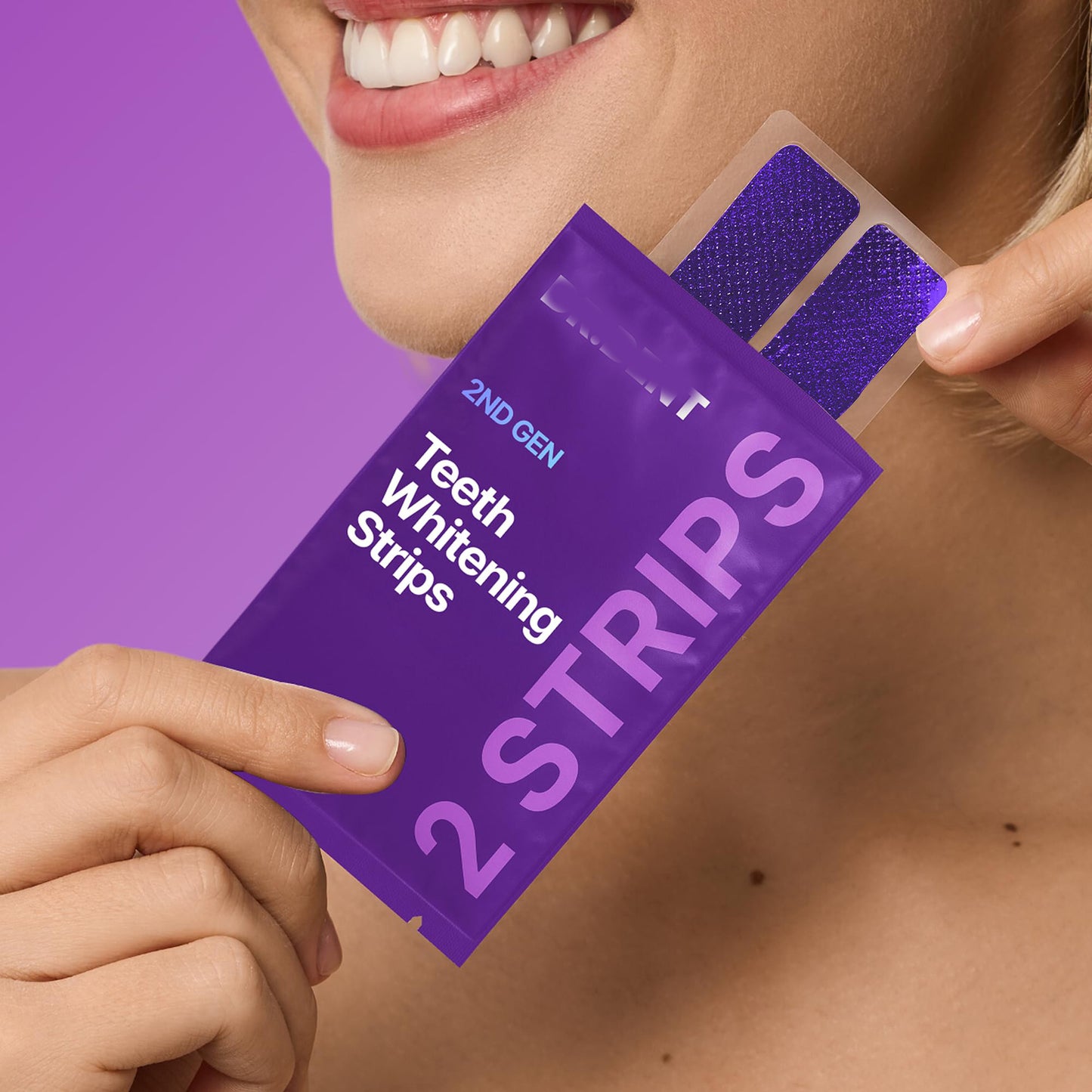 Dental Whitening Strips - New Violet Edition