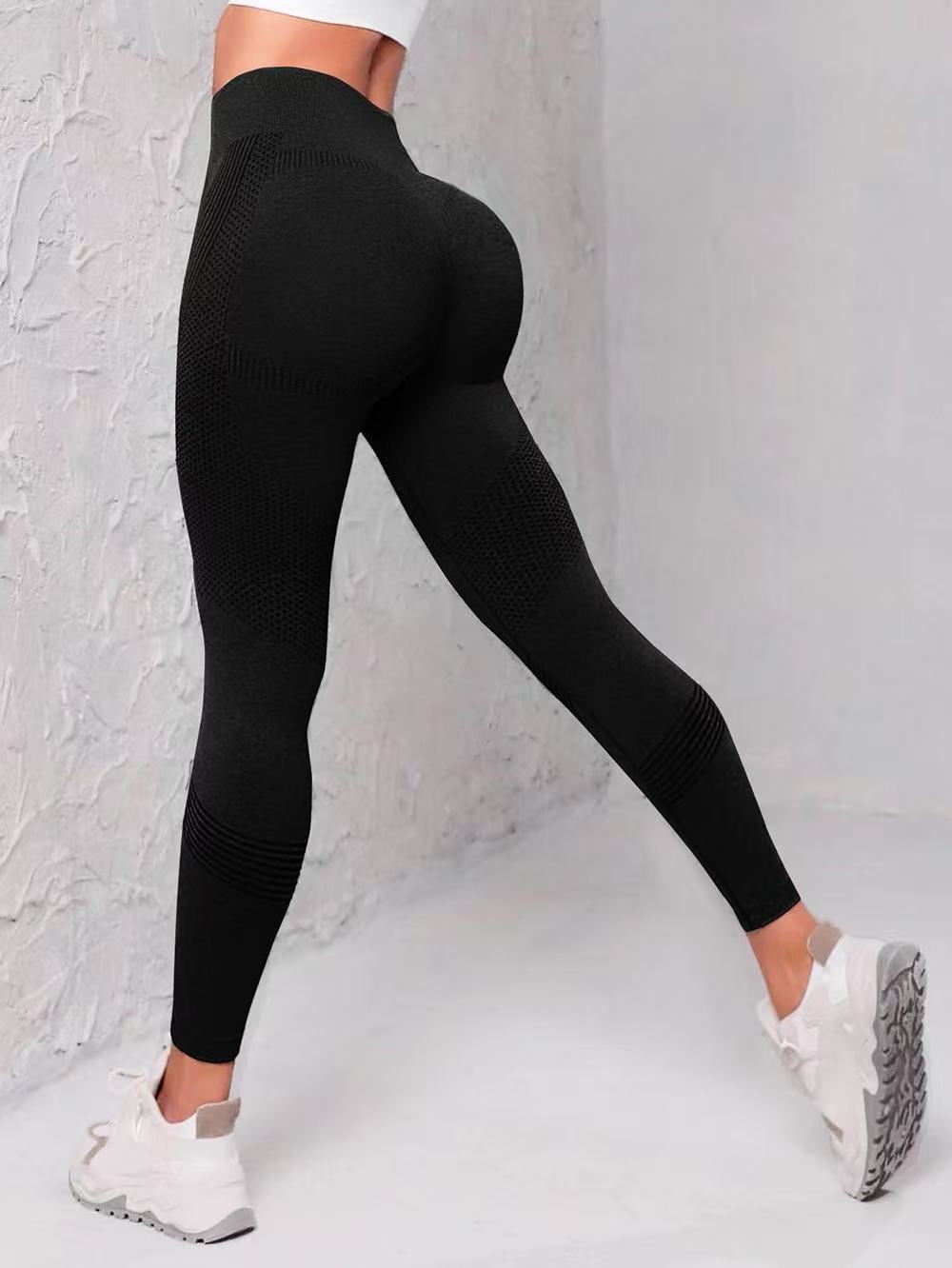 High-waisted buttock-raising yoga pants