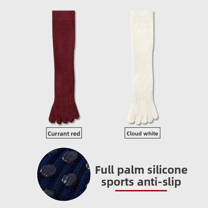 Long Five-Finger Yoga Socks
