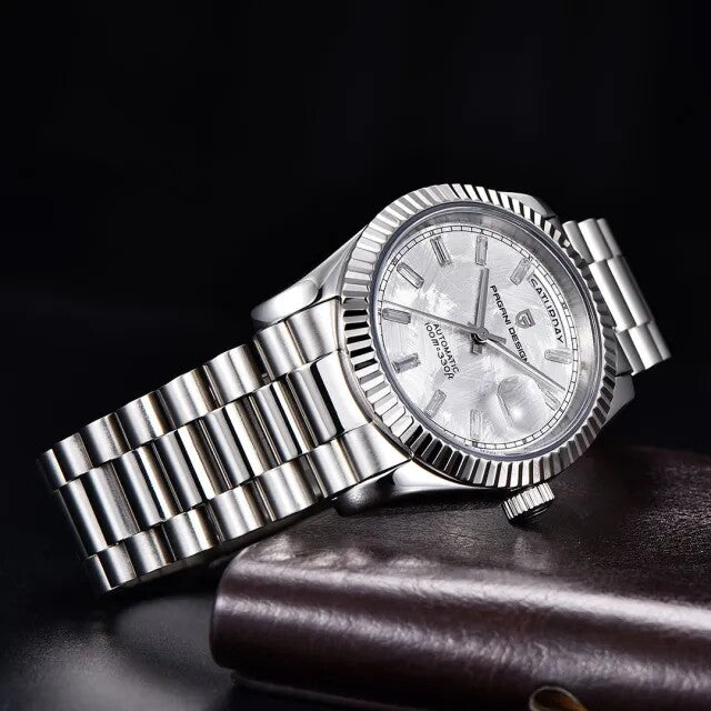 Men's fully mechanical wristwatch