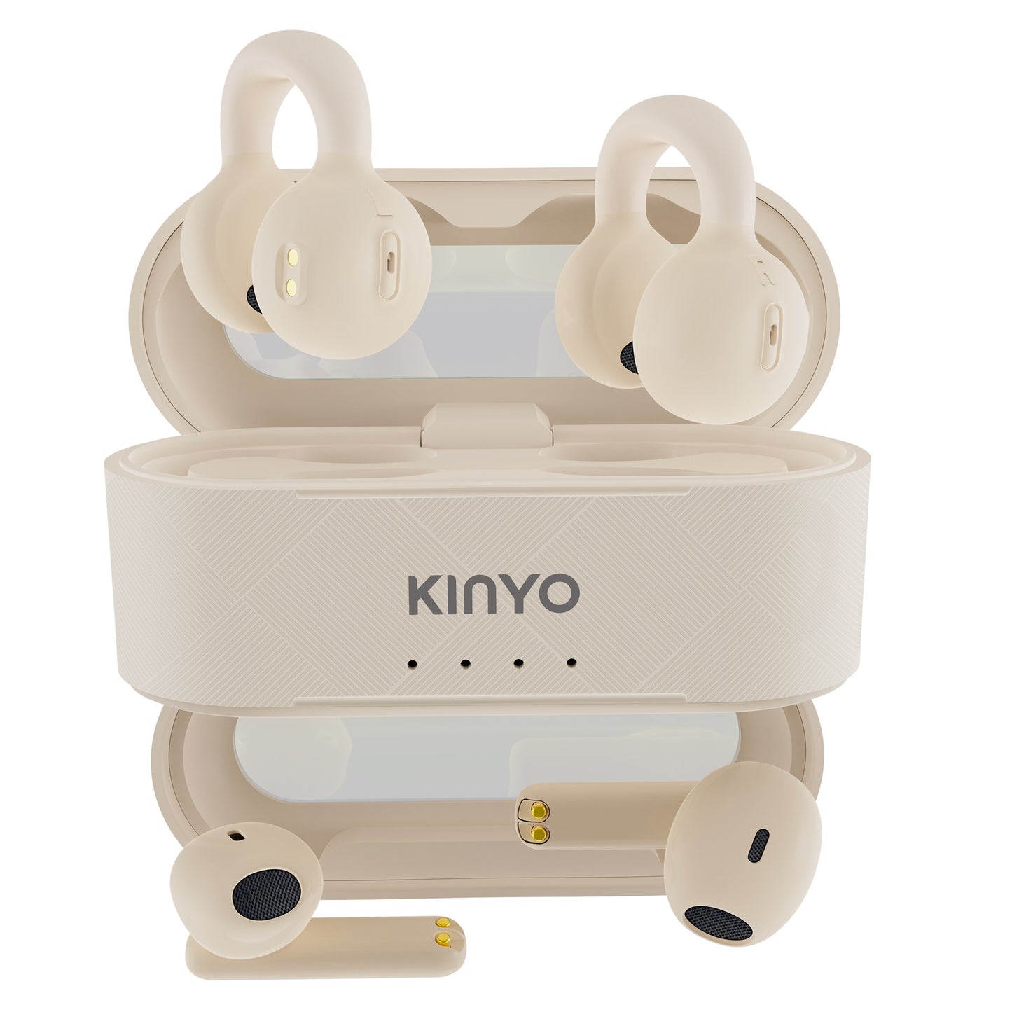 Bluetooth 5.4 dual headset 2025 new wireless ear clip