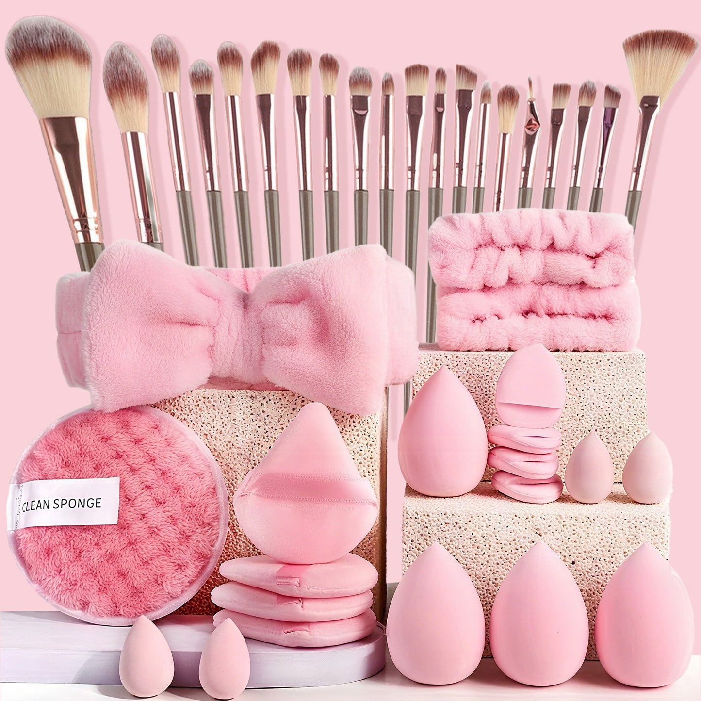 Makeup Sponge and Brush Set