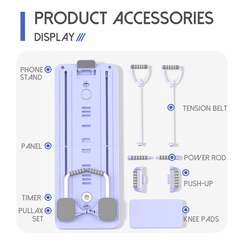 Foldable Multifunctional Abdominal Exercise Wheel
