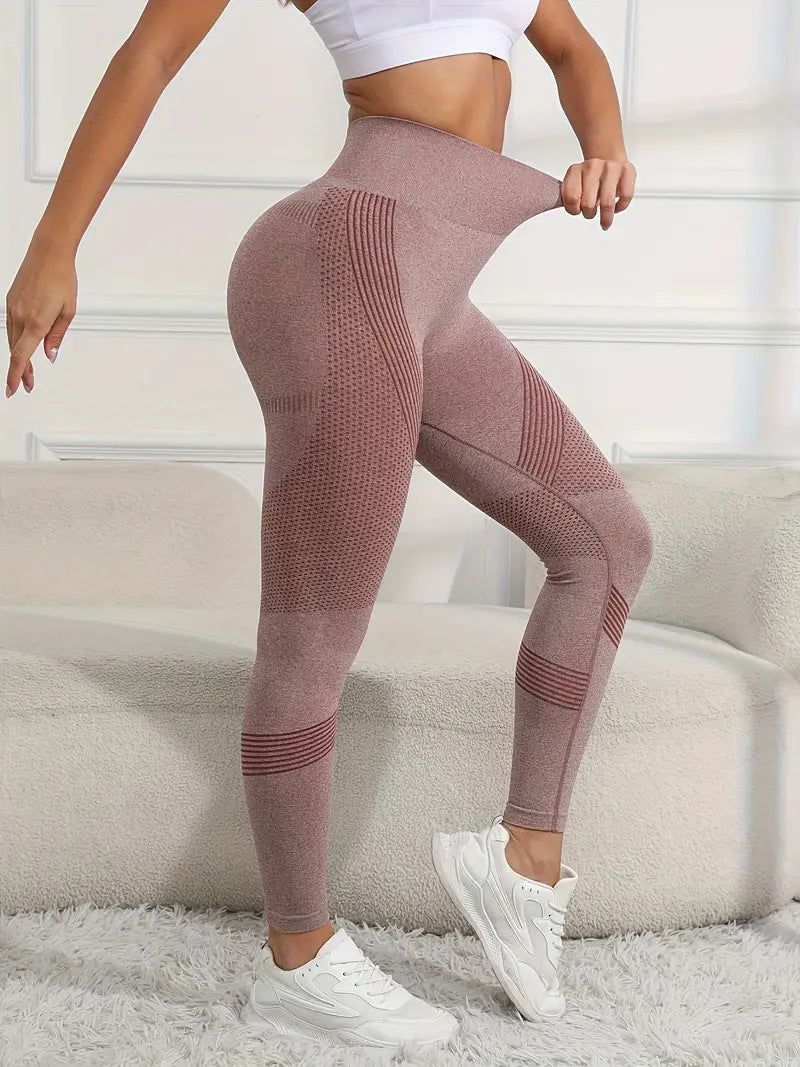 High-waisted buttock-raising yoga pants
