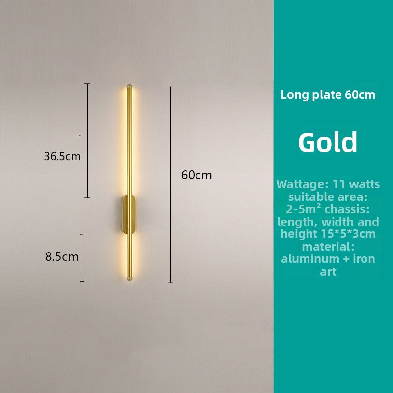 Minimalist LED Wall Light with Adjustable Lighting