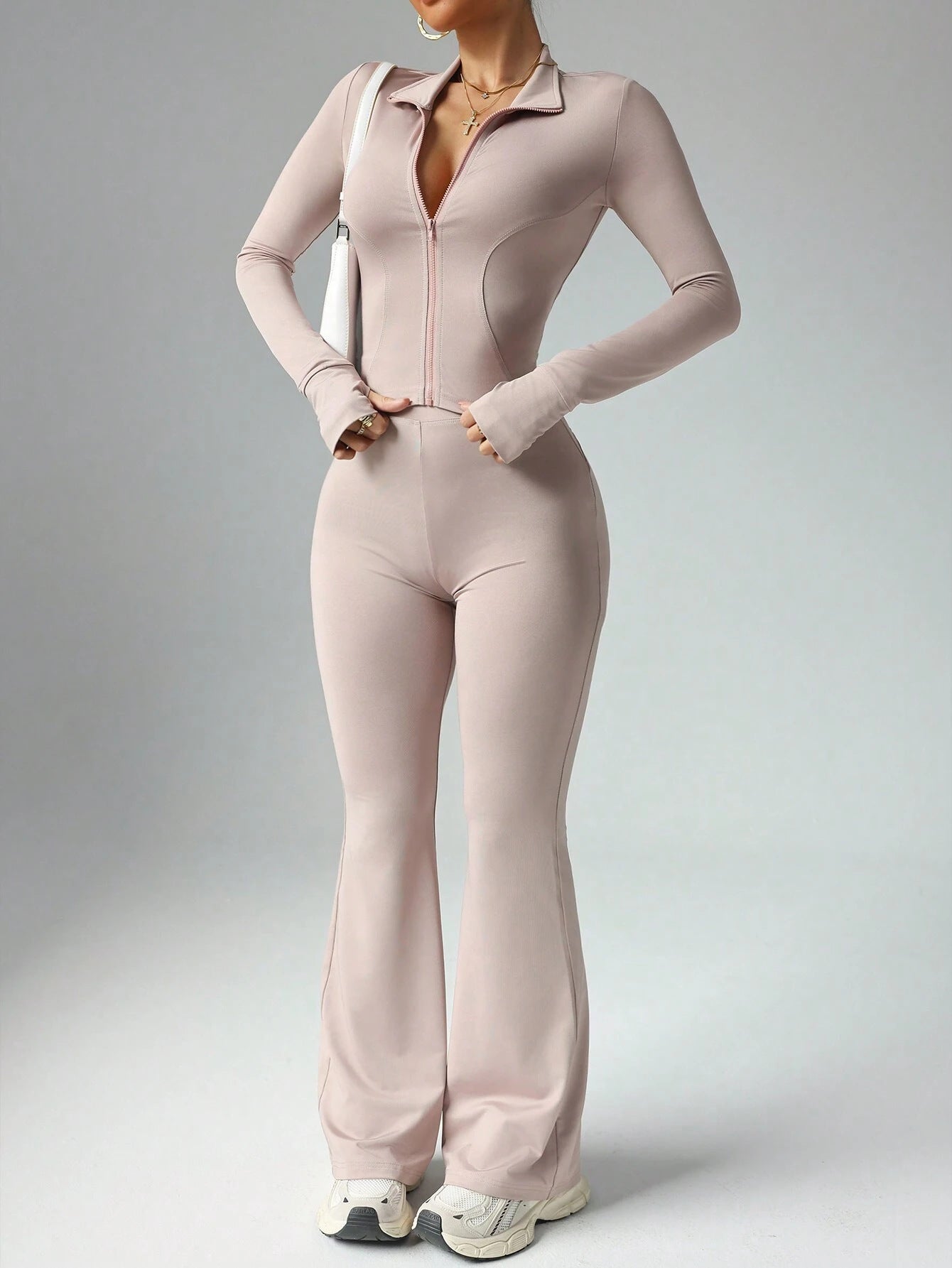 Long-Sleeved Fitness Suit
