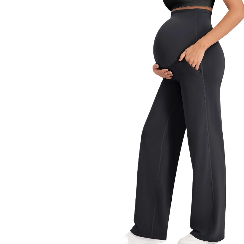 Pregnant women's casual wide-leg pants