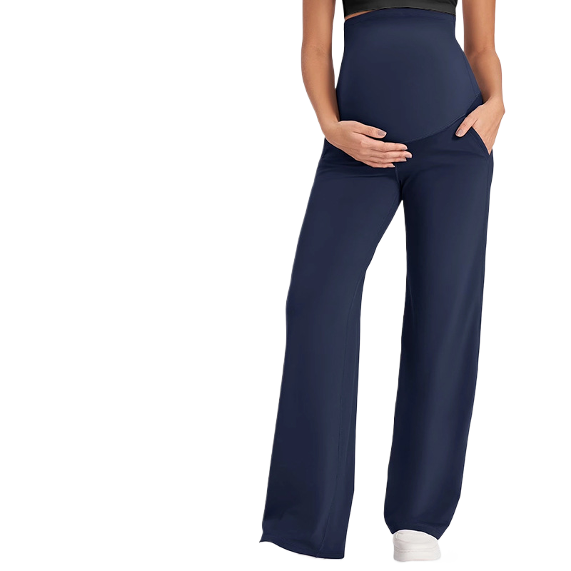 Pregnant women's casual wide-leg pants