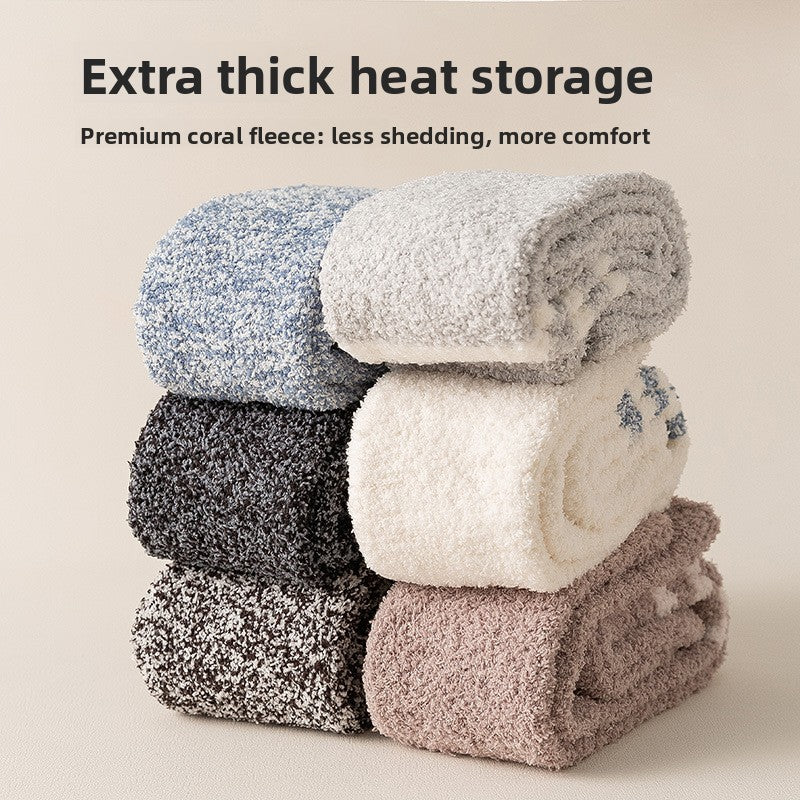 Coral Fleece Long Knee Warm Socks