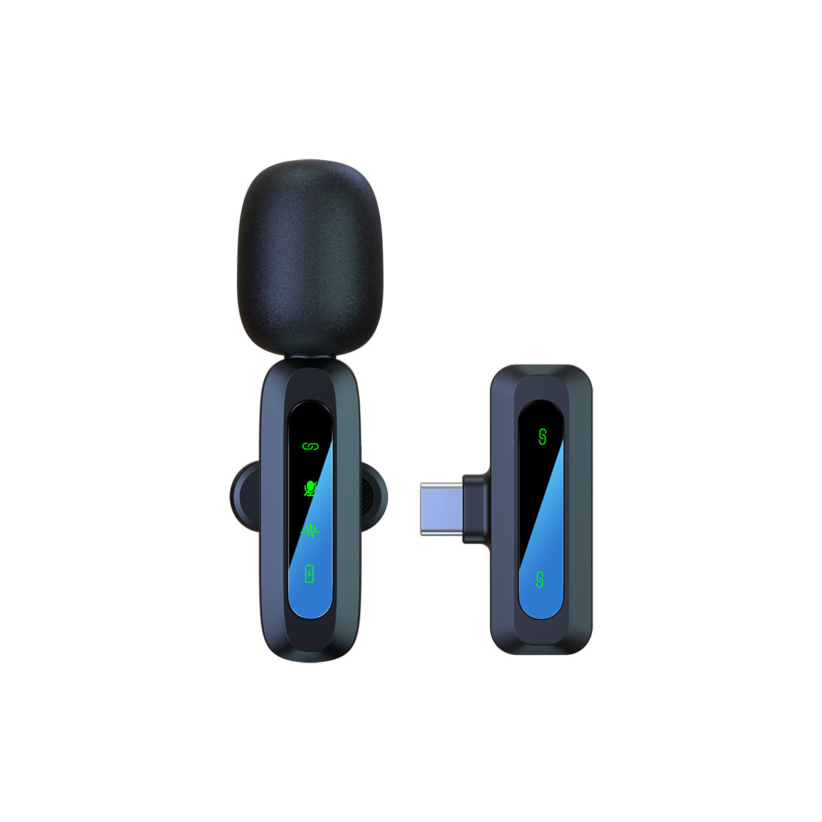 Mini Wireless Clip-on Microphone for Phone Recording