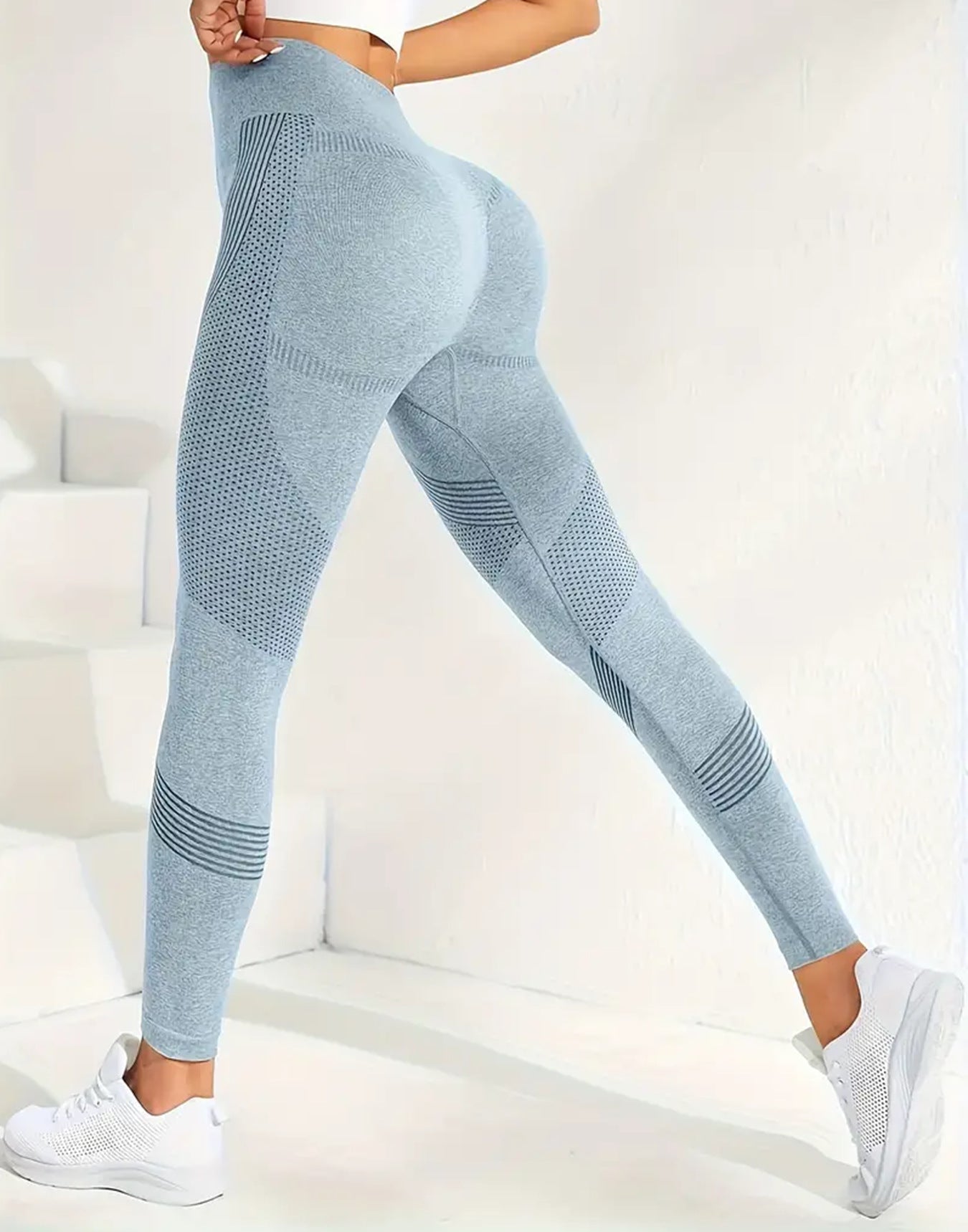 High-waisted buttock-raising yoga pants