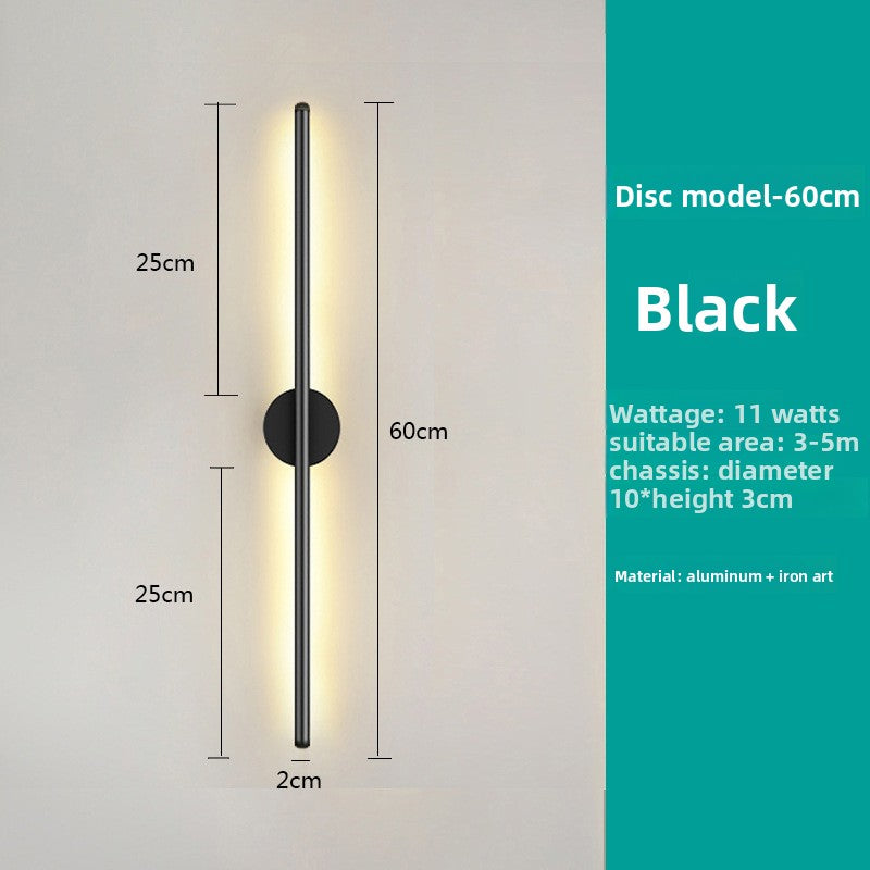 Minimalist LED Wall Light with Adjustable Lighting