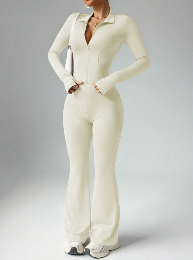 Long-Sleeved Fitness Suit