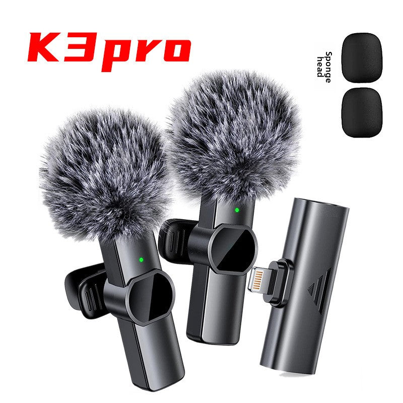 Mini Wireless Clip-on Microphone for Phone Recording