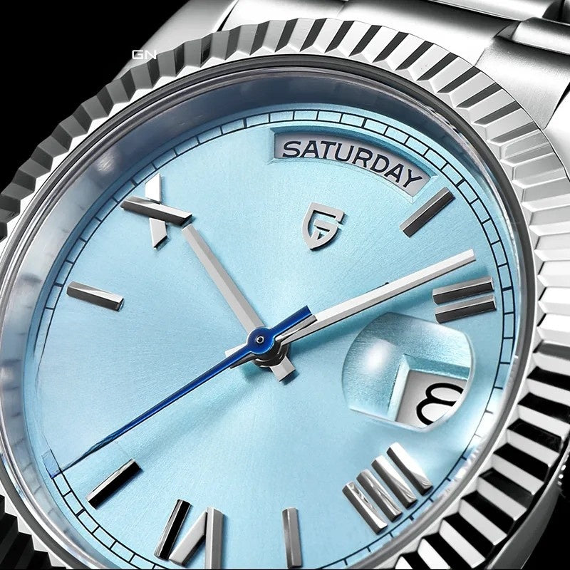 Men's fully mechanical wristwatch