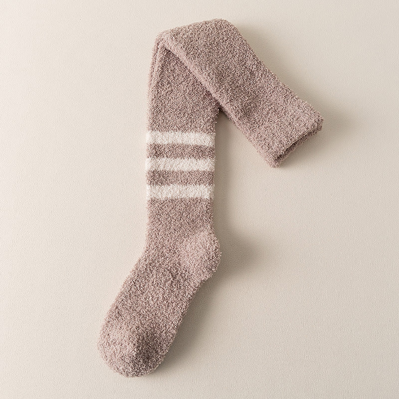 Coral Fleece Long Knee Warm Socks