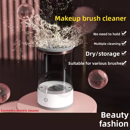 Electric brush cleaner