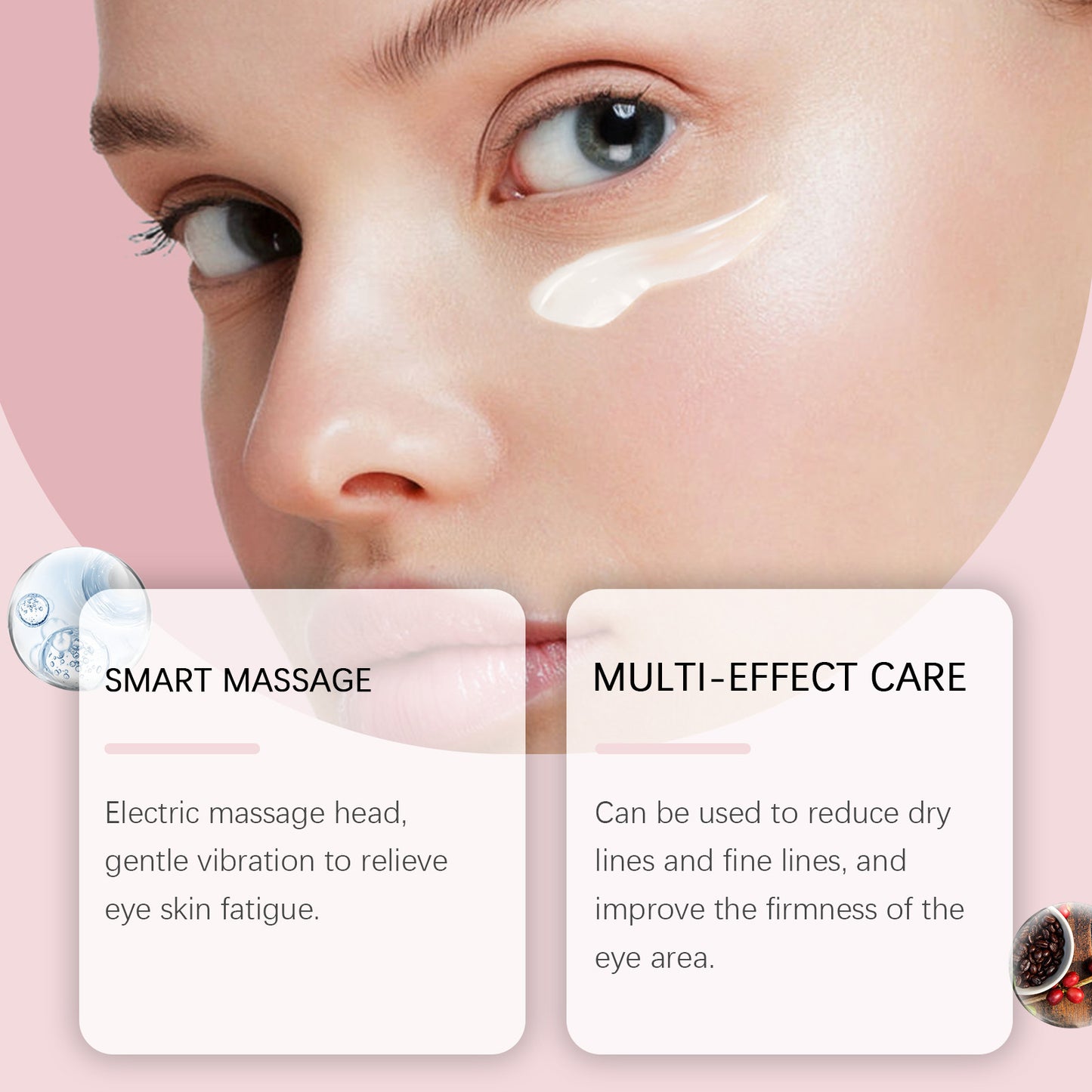 Electric firming massage eye cream