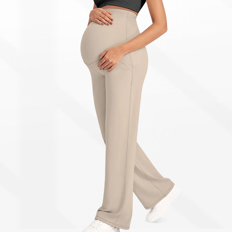 Pregnant women's casual wide-leg pants