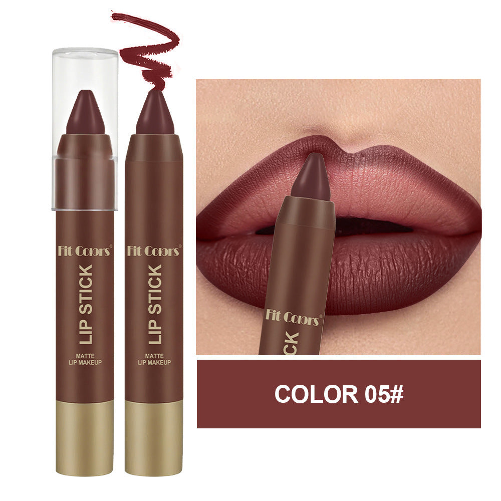 Matte Chocolate Lipstick 6 Colors