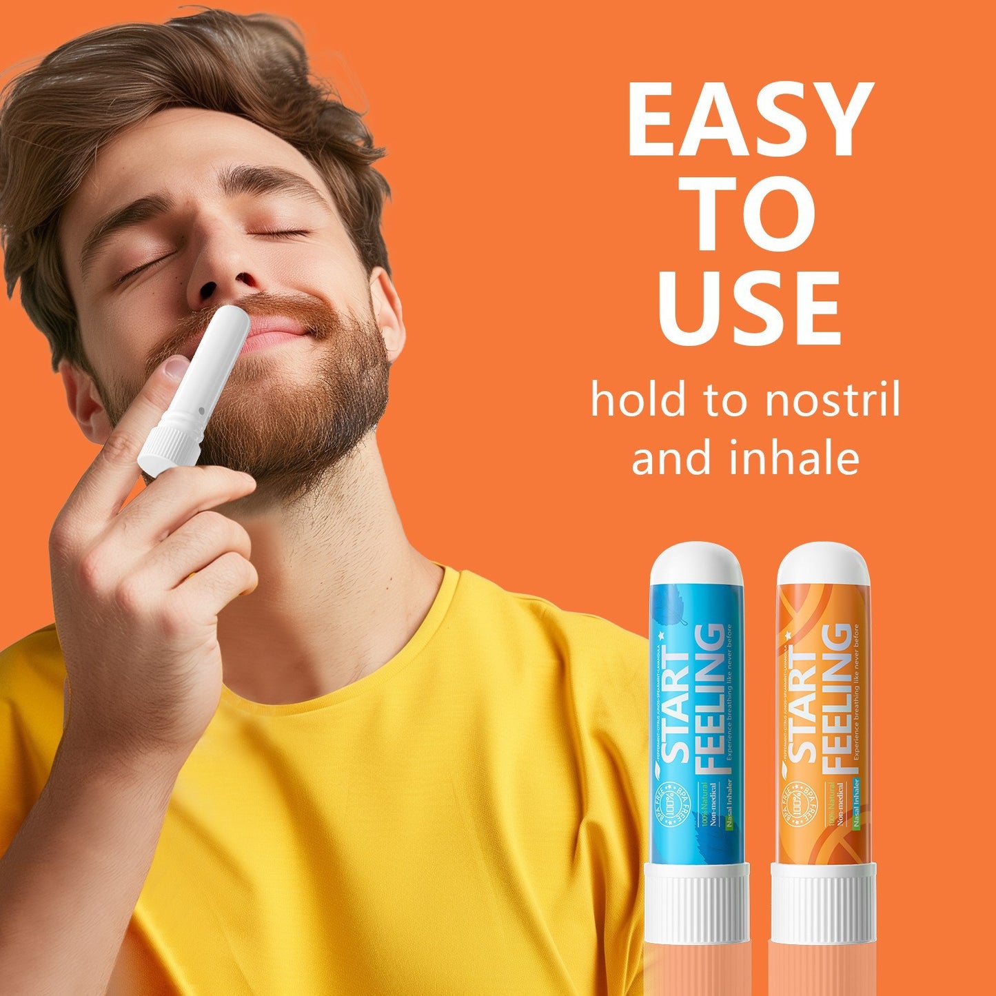 Peppermint essential oil nasal unblock