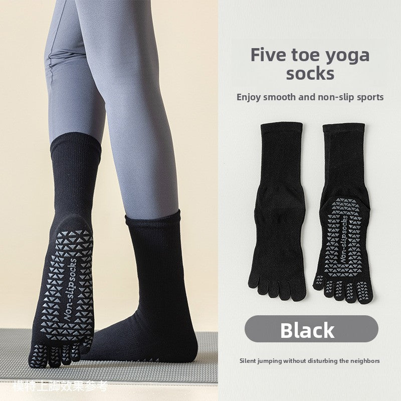 Contrasting color yoga socks