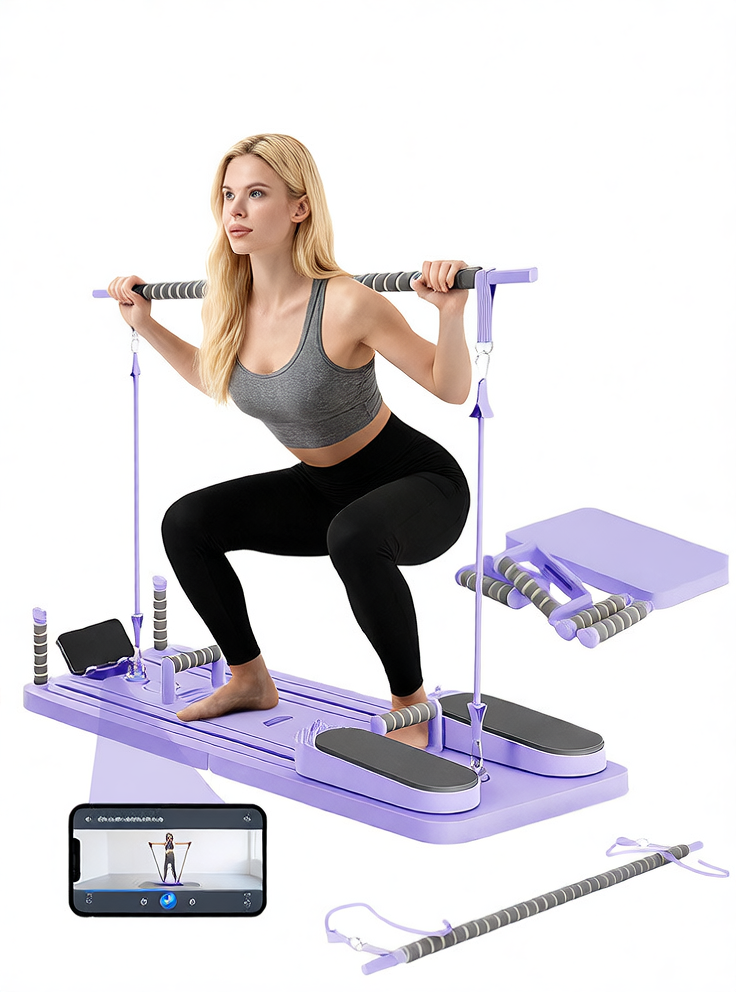 Foldable Multifunctional Abdominal Exercise Wheel
