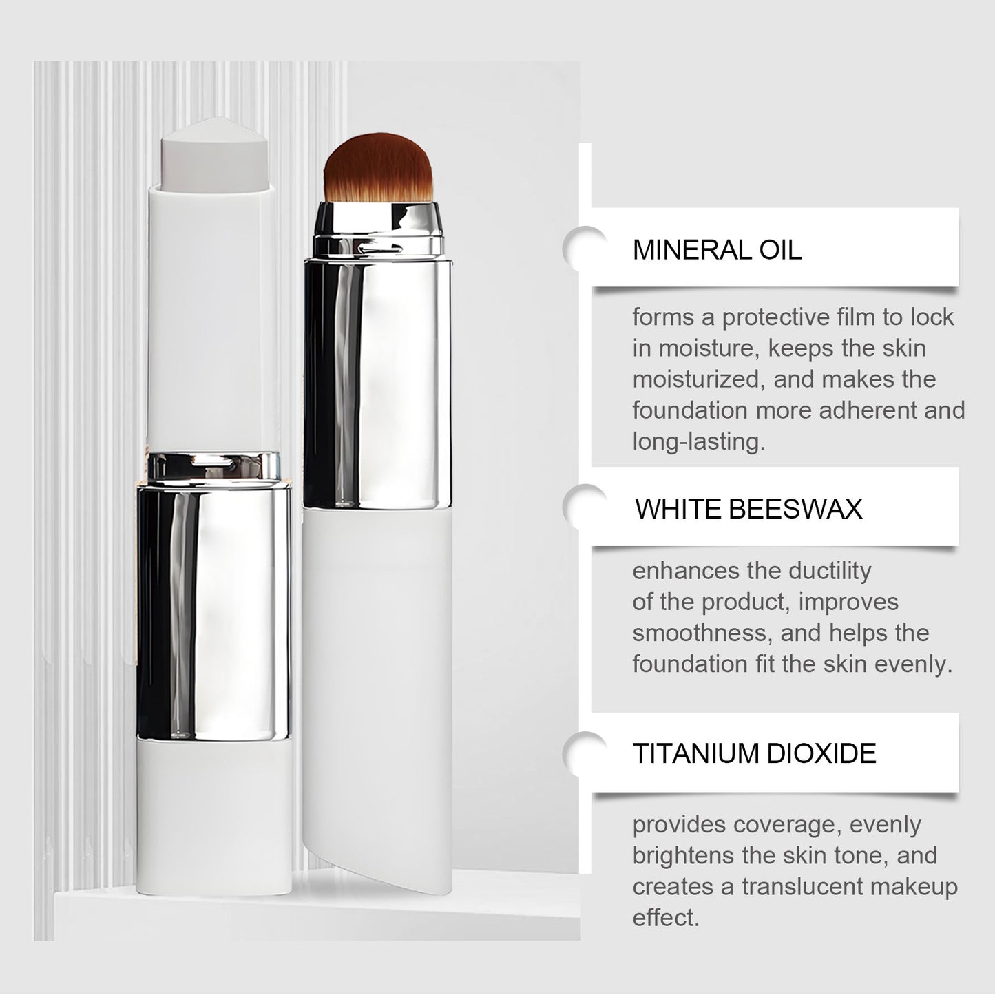 Two-in-One Color-Changing Foundation Stick