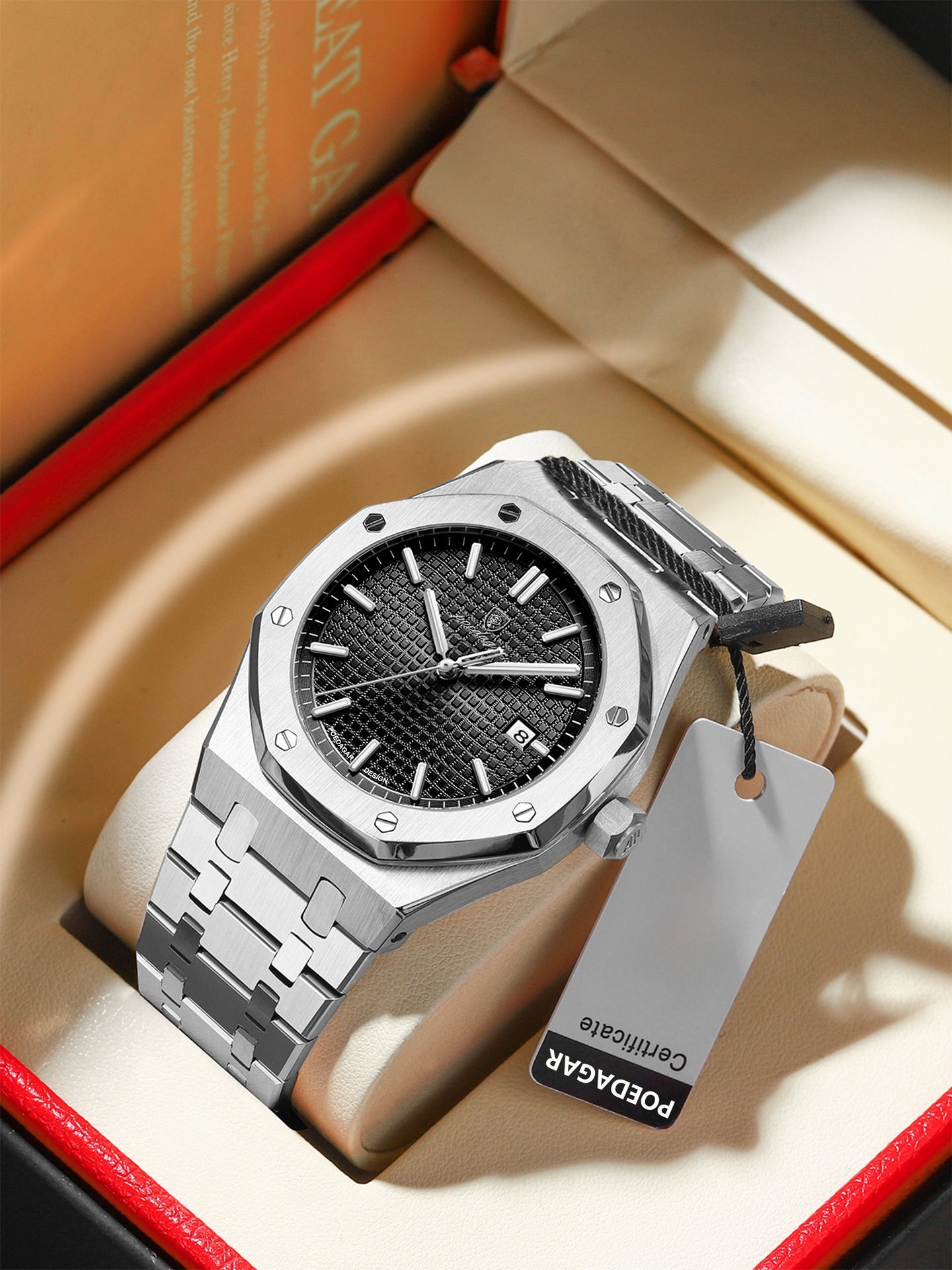 Quartz Watch with Stainless Steel Strap