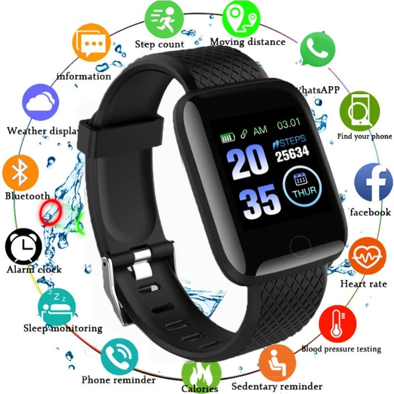 116Plus Smart Bracelet with Color Screen Heart Rate Monitoring