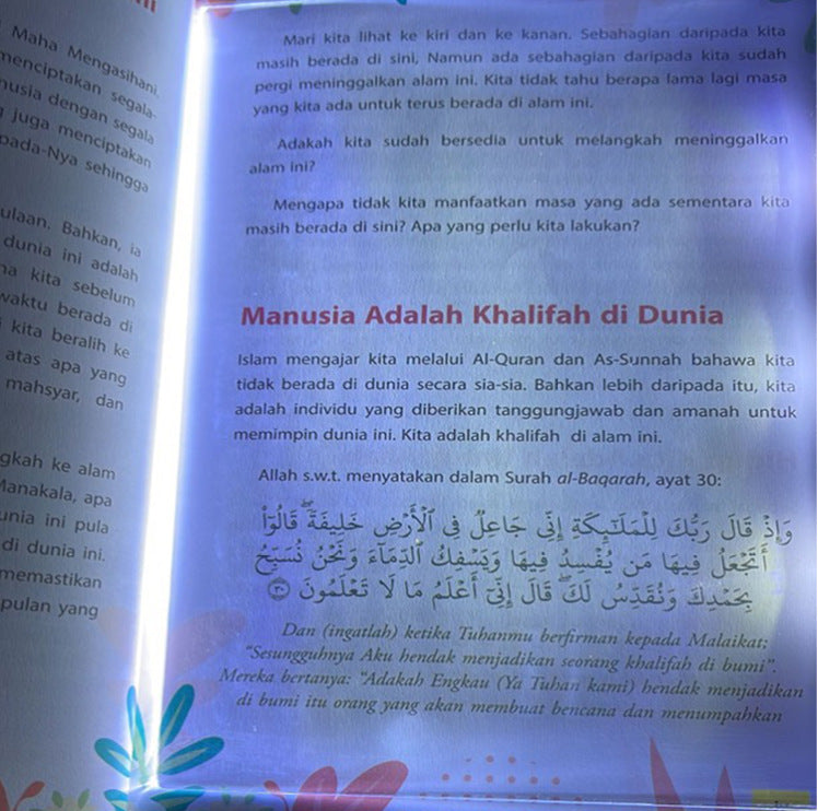 Transparent Flat Reading Lamp