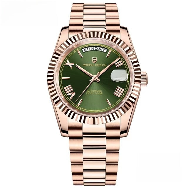 Men's fully mechanical wristwatch