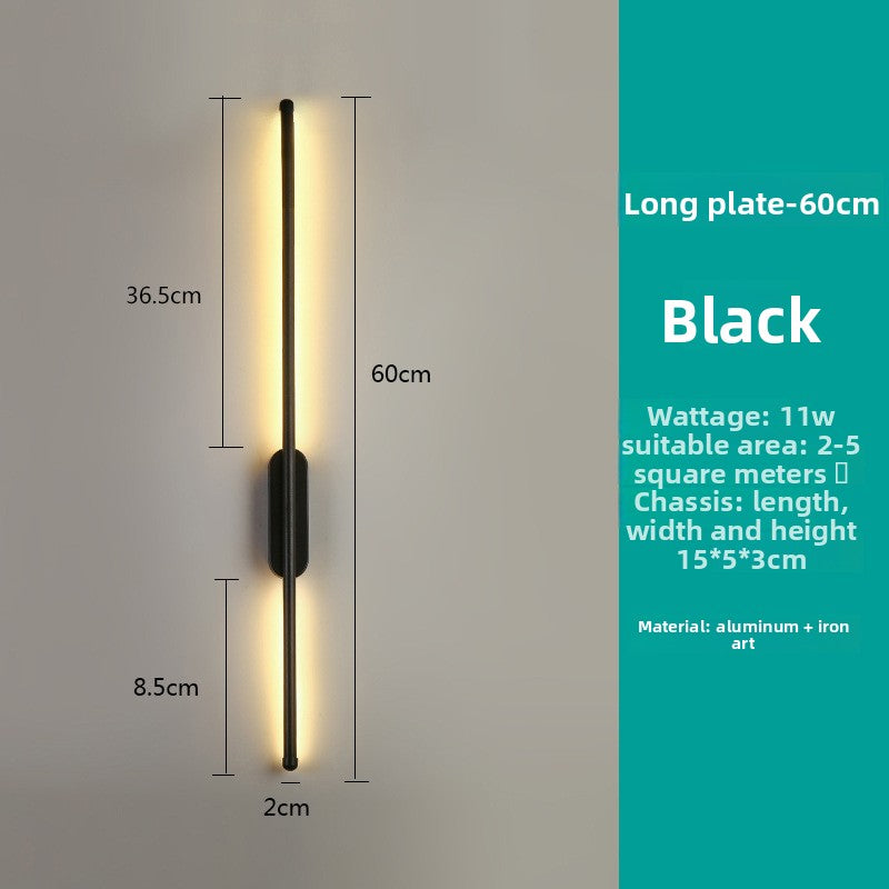 Minimalist LED Wall Light with Adjustable Lighting