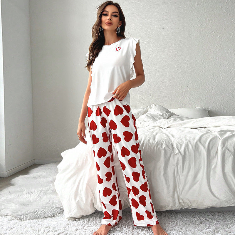 Pajama set with trousers