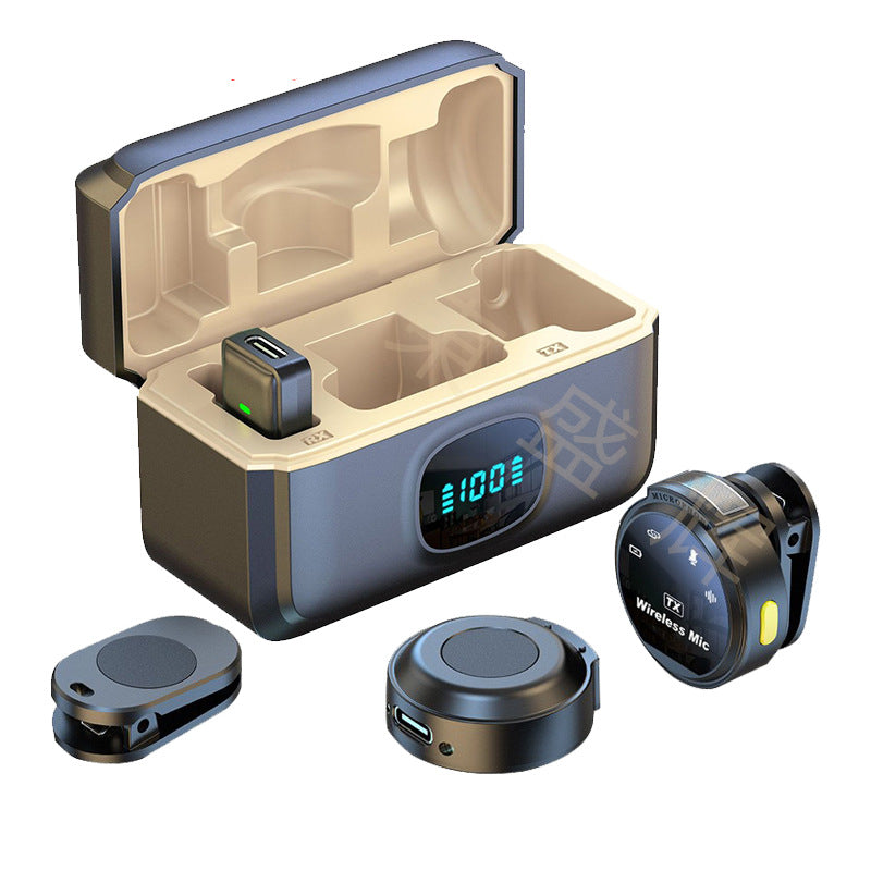 Mini Wireless Clip-on Microphone for Phone Recording