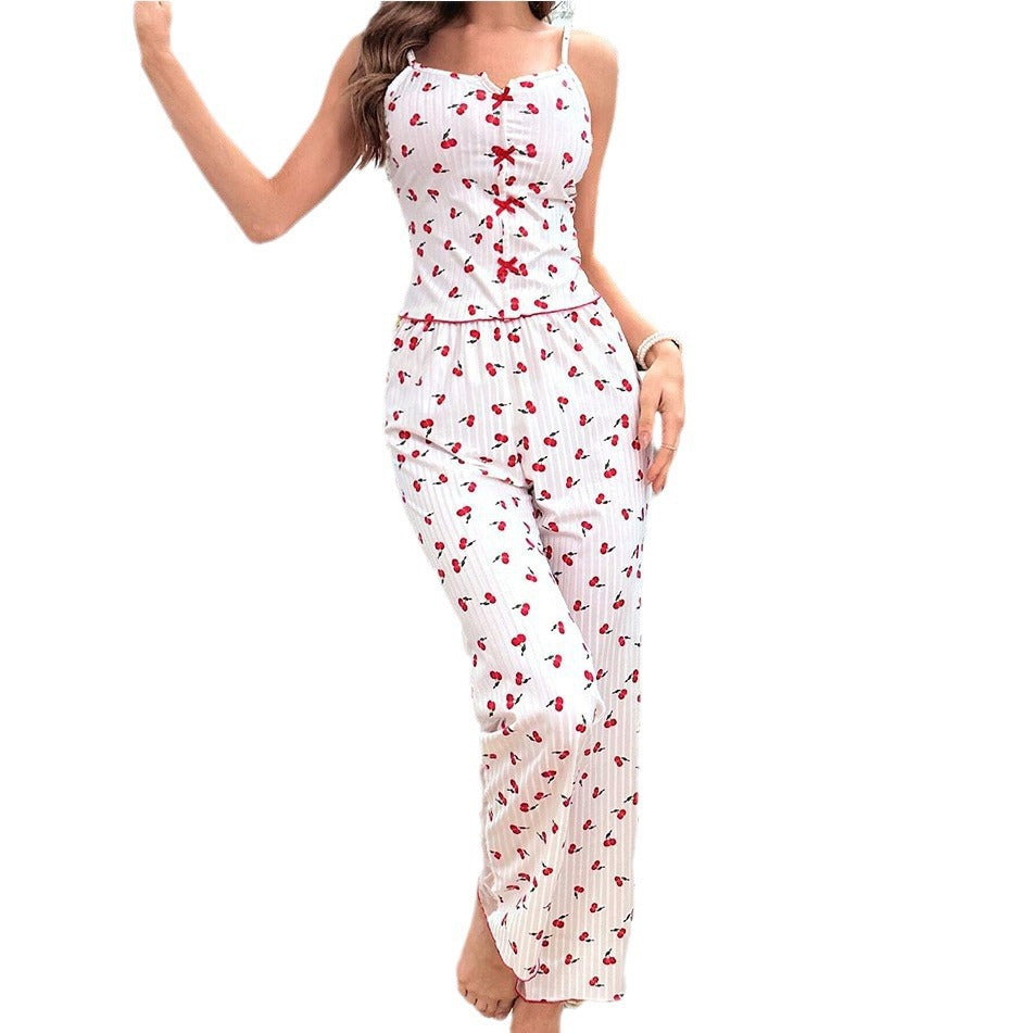 Sleeveless bandeau pajama set
