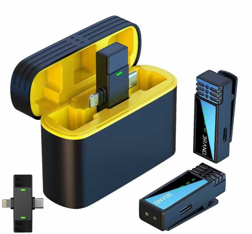 Mini Wireless Clip-on Microphone for Phone Recording